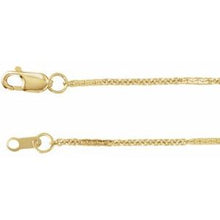 14K Yellow Gold-Filled 1.1 mm Dapped Cable 16
