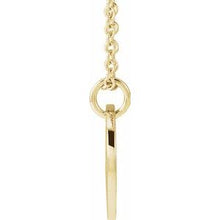 14K Yellow Script Initial P 16-18