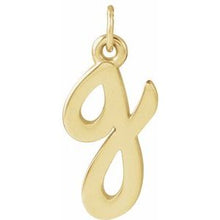 14K Yellow Petite Initial G Pendant 88516:238:P
