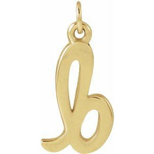 14K Yellow Petite Initial B Pendant 88516:273:P