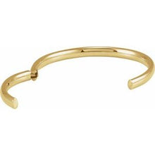 14K Yellow 5 mm Hinged Cuff 7