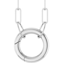 Sterling Silver Circle Charm 18