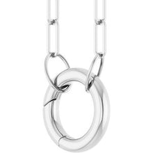 Sterling Silver Circle Charm 18