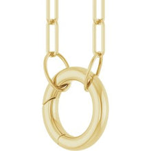 14K Yellow Circle Charm 18