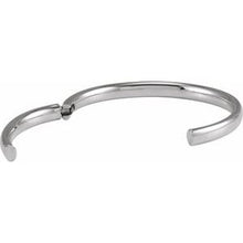 Sterling Silver 6 mm Hinged Cuff 7