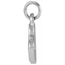 Sterling Silver Petite Initial N Pendant 88516:197:P