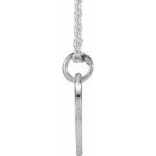 Sterling Silver Script Initial Z 16-18