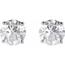 14K White 2 CTW Natural Diamond Stud Earrings 1874:70204:P