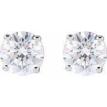 14K White 1 1/2 CTW Natural Diamond Stud Earrings 1874:70203:P