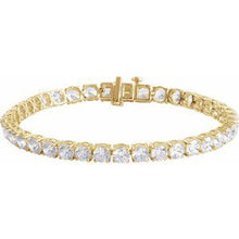 14K Yellow 12 CTW Lab-Grown Diamond Line 7