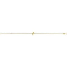 14K Yellow Initial L 6 1/2-7 1/2