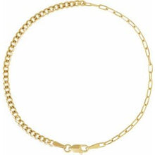 14K Yellow 2.7 mm Curb & Paperclip-Style 7