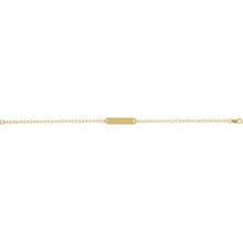 14K Yellow Engravable Bar 7