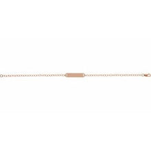14K Rose Engravable Bar 7