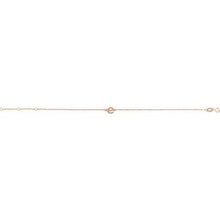 14K Rose Initial E 6 1/2-7 1/2