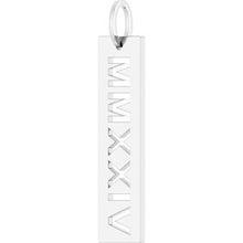 Sterling Silver 2024 Year Roman Numeral Pendant 88622:107:P