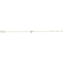 14K Rose Initial O 6 1/2-7 1/2