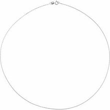 14K White 1 mm Diamond-Cut Anchor 7