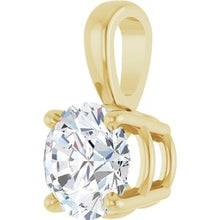 14K Yellow 3/4 CT Lab-Grown Diamond Pendant 28392:LG613:P