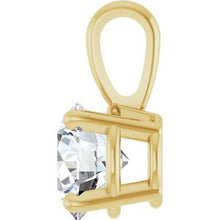 14K Yellow 3/4 CT Lab-Grown Diamond Pendant 28392:LG613:P