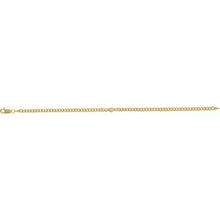 14K Yellow 1/5 CT Natural Diamond Link 7