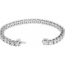 14K White 8 CTW Lab-Grown Diamond Line 7 1/4