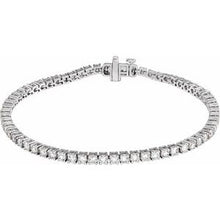 14K White 4 CTW Lab-Grown Diamond Line 7