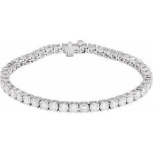 14K White 9 CTW Lab-Grown Diamond Line 7