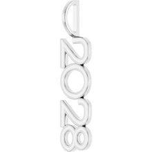 Sterling Silver 2028 Year Charm/Pendant 87773:158:P