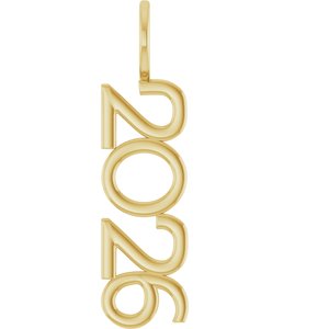 14K Yellow 2026 Year Charm/Pendant 87773:164:P