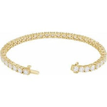 14K Yellow 10 CTW Lab-Grown Diamond Line 7