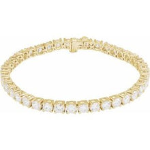 14K Yellow 10 CTW Lab-Grown Diamond Line 7