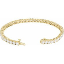 14K Yellow 8 CTW Lab-Grown Diamond Line 7