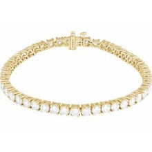 14K Yellow 8 CTW Lab-Grown Diamond Line 7