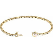 14K Yellow 2 CTW Lab-Grown Diamond Line 7