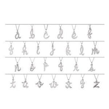 Sterling Silver Petite Initial S Pendant 88516:261:P