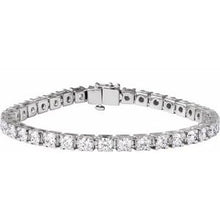14K White 9 CTW Lab-Grown Diamond Line 7 1/4