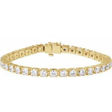 14K Yellow 9 CTW Lab-Grown Diamond Line 7 1/4