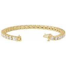 14K Yellow 9 CTW Lab-Grown Diamond Line 7 1/4