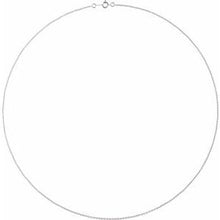 14K White 1 mm Cable 24