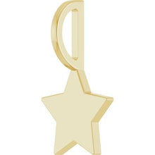 14K Yellow Engravable Star Charm/Pendant 88762:101:P