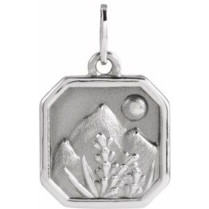 Sterling Silver Mountain Pendant 88720:102:P