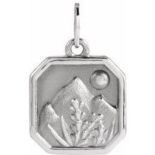 Sterling Silver Mountain Pendant 88720:102:P