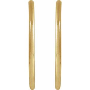 14K Yellow Gold-Filled 20 mm Hoop Earrings 689238:102:P