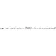 14K White Reversible Love Braille 7