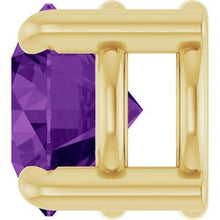 14K Yellow 5.5 mm Natural Amethyst Pendant 88436:638:P
