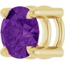 14K Yellow 5.5 mm Natural Amethyst Pendant 88436:638:P