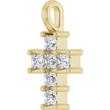 14K Yellow 1/4 CTW Lab-Grown Diamond Pendant R50062:LG6079:P