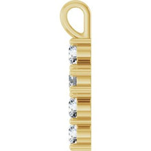 14K Yellow 1/2 CTW Lab-Grown Diamond Pendant R50062:LG6028:P
