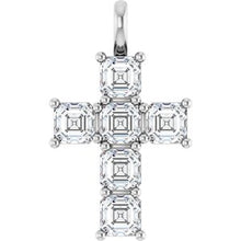 14K White 2 CTW Lab-Grown Diamond Pendant R50062:LG6092:P